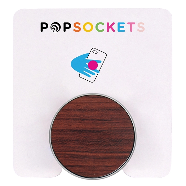 Wood PopSockets Grip & Phone Stand... from ASI 62124 iClick, Inc. / iClick®