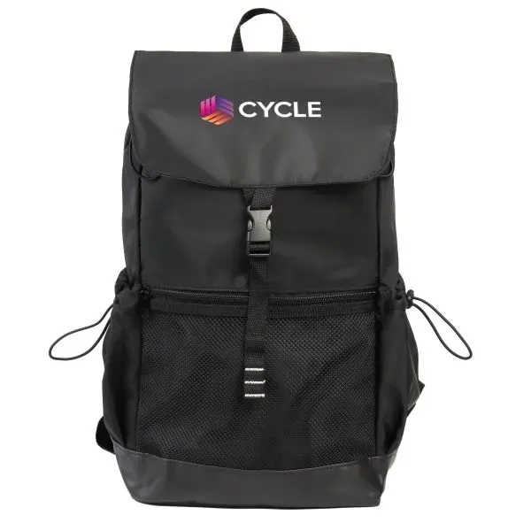 Sleek Commuter Backpack with multi-compartments, padded laptop sleeve, side pockets, and... from ASI 90807 Tekweld