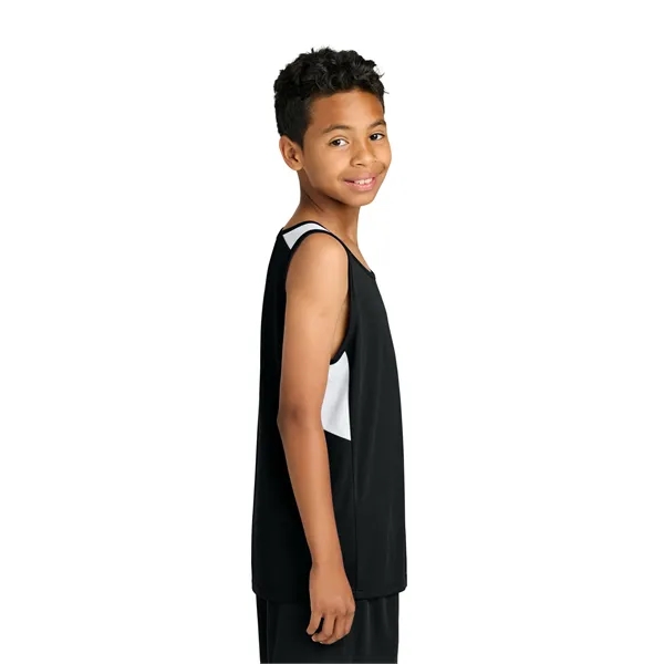 Sport-Tek Youth Club Track Tank... from ASI 84863 SanMar