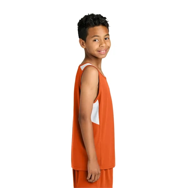 Sport-Tek Youth Club Track Tank... from ASI 84863 SanMar