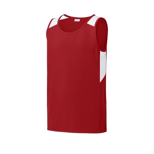 Sport-Tek Youth Club Track Tank... from ASI 84863 SanMar