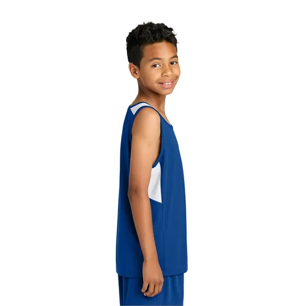 Sport-Tek Youth Club Track Tank... from ASI 84863 SanMar