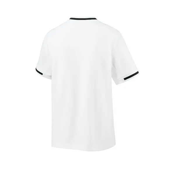 Sport-Tek Youth Tough Mesh V-Neck Baseball Jersey... from ASI 84863 SanMar