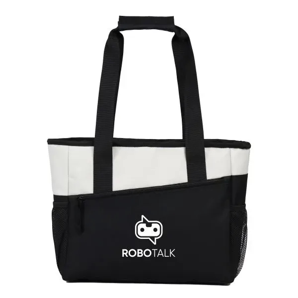 Tote Cooler Bag with insulated main compartment, front zip pocket, and... from ASI 90807 Tekweld