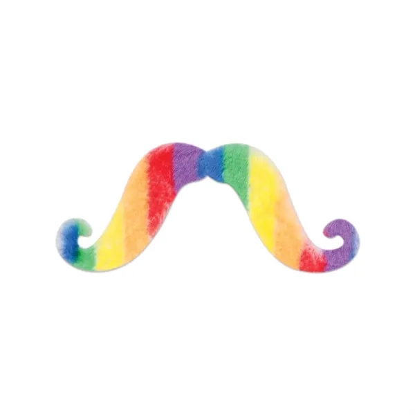 Rainbow adhesive mustache.... from ASI 98360 WOWLine