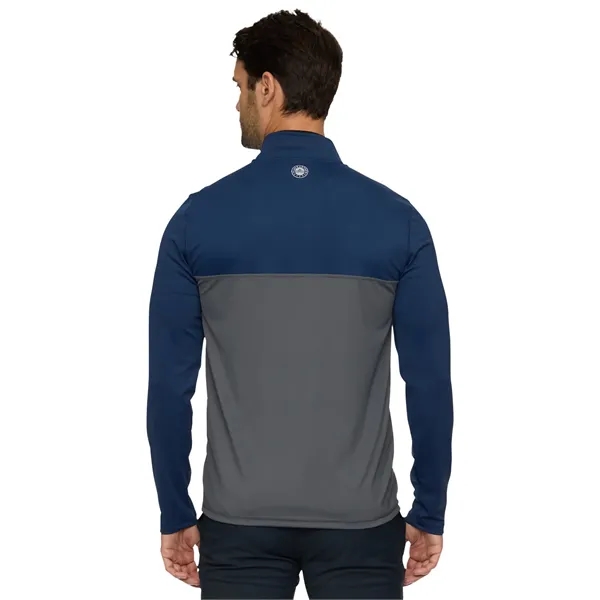 Standing mock neck collar, 1/4-length front zipper from chest to chin,... from ASI 38120 Ball Pro / Diversified Quality Kitchenware / Branded Apparel Designs
