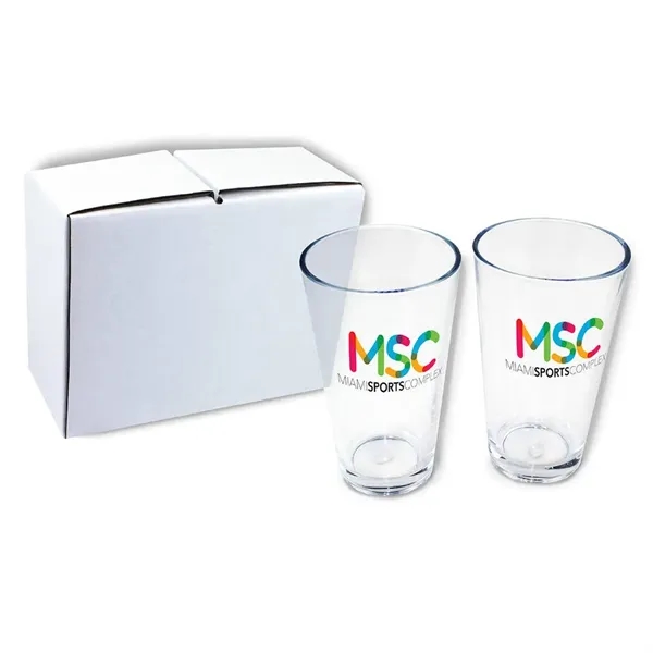 16 oz. Pint Glass, USA - Get Set of 2... from ASI 30270 Aakron Line