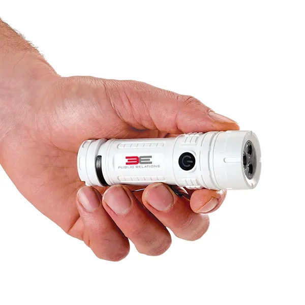 4" long rechargeable LED flashlight. Made from lightweight plastic that makes... from ASI 46170 Compass Industries Inc