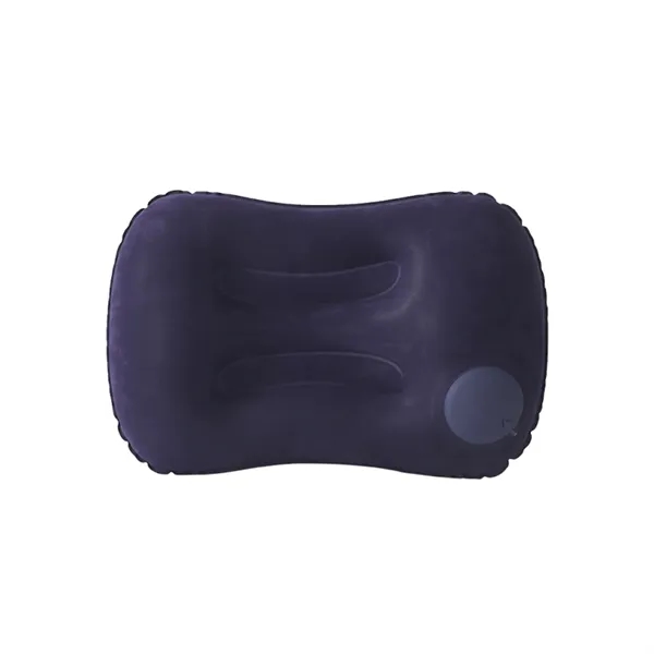 Inflatable press type foldable pillow with full color heat transfer on... from ASI 37218 Athena Promo (tm)
