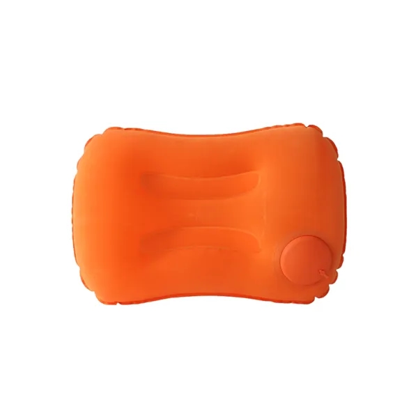 Inflatable press type foldable pillow with full color heat transfer on... from ASI 37218 Athena Promo (tm)