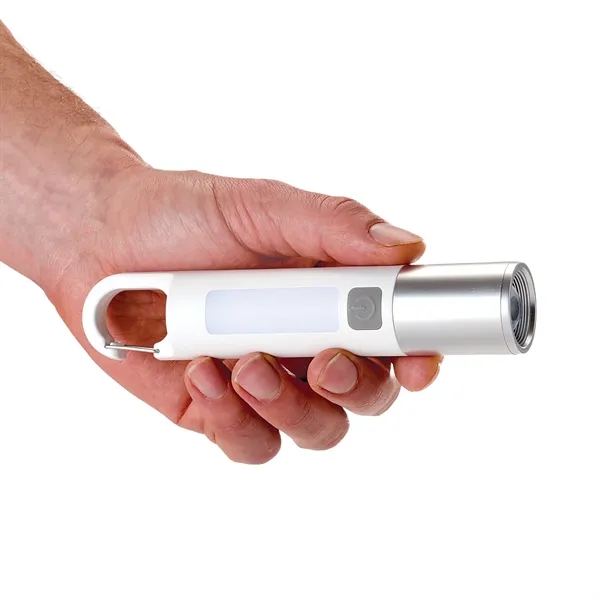 4" long rechargeable LED flashlight. Made from lightweight plastic that makes... from ASI 46170 Compass Industries Inc