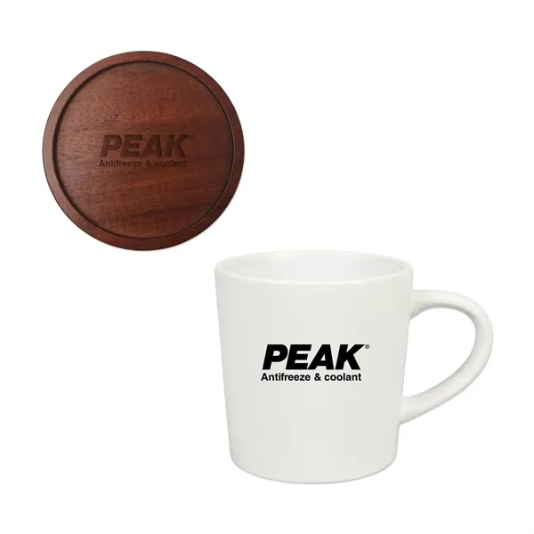 16 oz. Ceramic mug with lid/coaster.... from ASI 98360 WOWLine