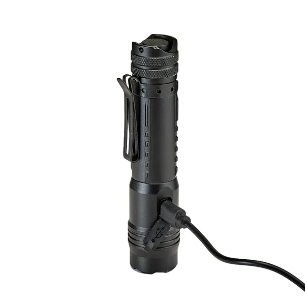 This tactical light features a beveled edge, reversible pocket clip for... from ASI 46170 Compass Industries Inc
