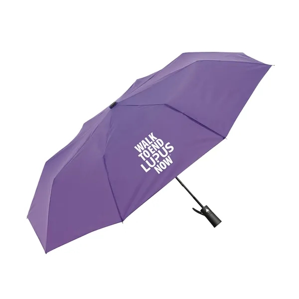 Mini umbrella with automatic opening, 42" arc, matching nylon sleeve and... from ASI 76730 Peerless Umbrella Co Inc