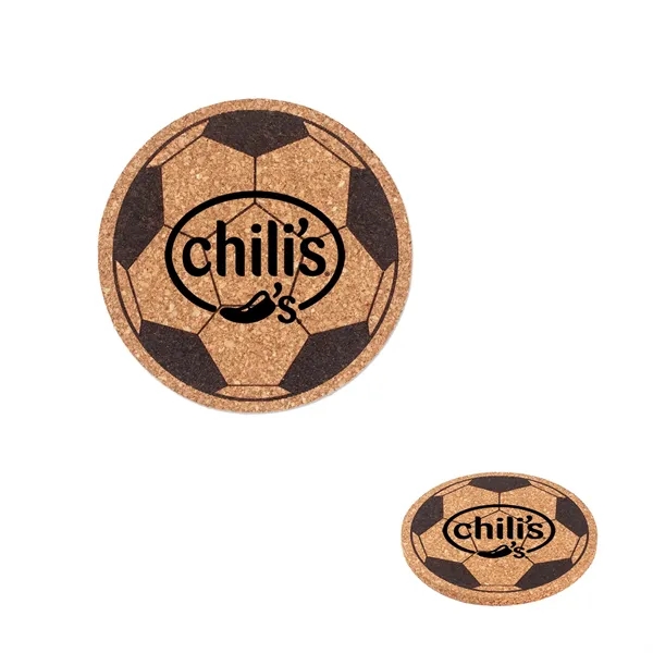 Soccer ball cork coaster.... from ASI 98360 WOWLine