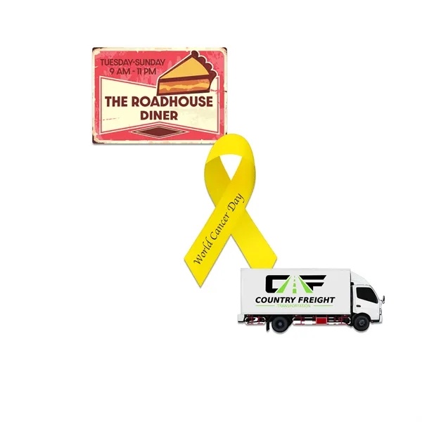 Customizable indoor magnet measuring 8 sq. inches with full color imprint.... from ASI 54040 Fey Promo / Magna-Tel by Fey