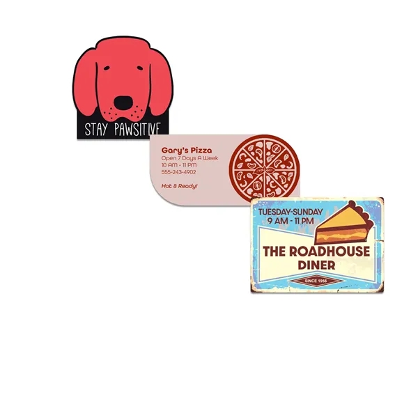 Customizable indoor magnet measuring 10 sq. inches with full color imprint.... from ASI 54040 Fey Promo / Magna-Tel by Fey