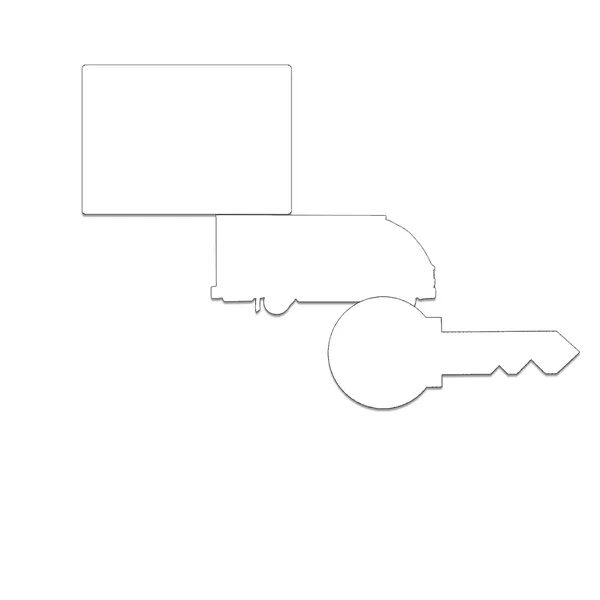 Customizable indoor magnet measuring 11 sq. inches with Full-Color imprint.... from ASI 54040 Fey Promo / Magna-Tel by Fey