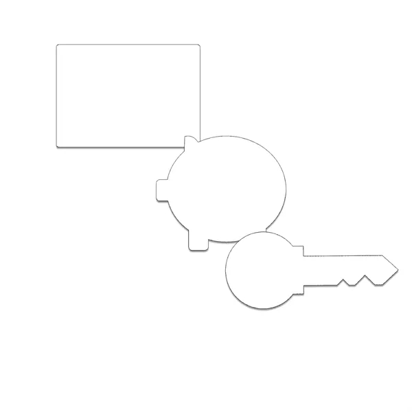 Customizable indoor magnet measuring 13 sq. inches with Full-Color imprint.... from ASI 54040 Fey Promo / Magna-Tel by Fey