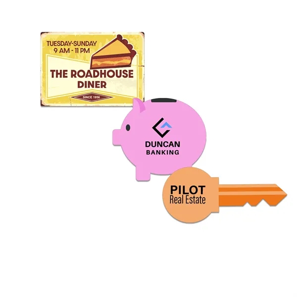 Customizable indoor magnet measuring 13 sq. inches with Full-Color imprint.... from ASI 54040 Fey Promo / Magna-Tel by Fey