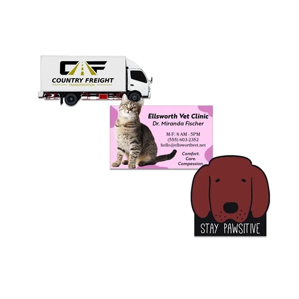 Customizable indoor magnet measuring 15 sq. inches with full color imprint.... from ASI 54040 Fey Promo / Magna-Tel by Fey