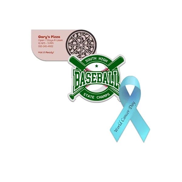 Customizable indoor magnet measuring 16 sq. inches with full color imprint.... from ASI 54040 Fey Promo / Magna-Tel by Fey