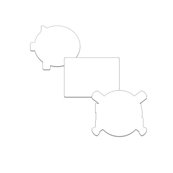 Customizable indoor magnet measuring 19 sq. inches with full color imprint.... from ASI 54040 Fey Promo / Magna-Tel by Fey