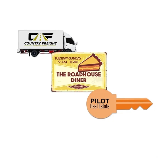 Customizable indoor magnet measuring 27 sq. inches with Full-Color imprint.... from ASI 54040 Fey Promo / Magna-Tel by Fey