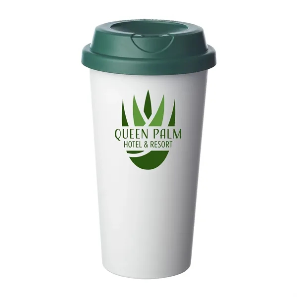 Double Wall Plastic Tumbler with Lid-a blend of style and function.... from ASI 62088 IDProductsource