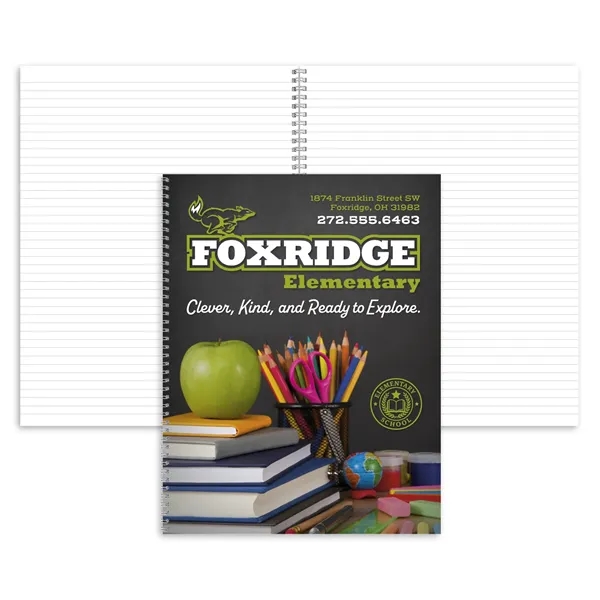 Good Value™ 8.5" x 11" Full-Color Notebook... from ASI 40480 Koozie Group