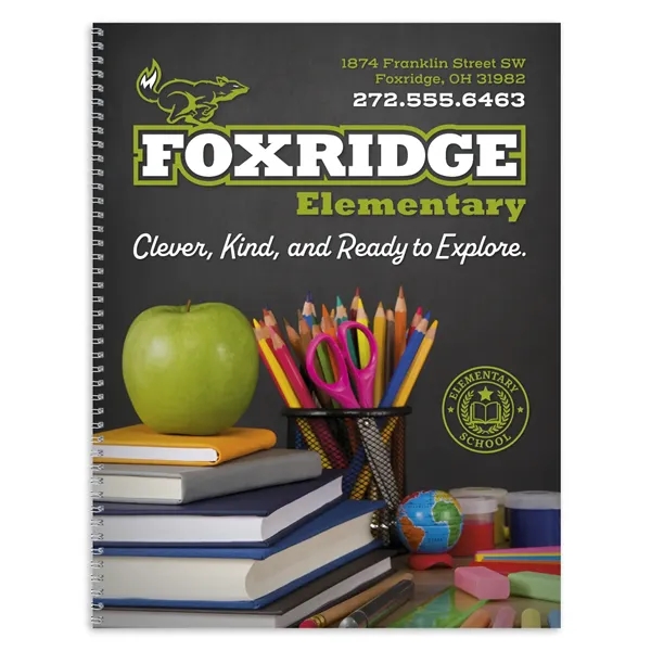 Good Value™ 8.5" x 11" Full-Color Notebook... from ASI 40480 Koozie Group