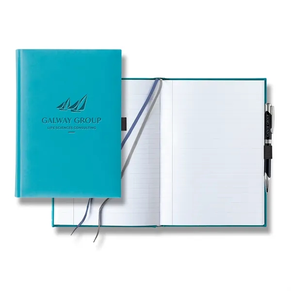 7" x 9 11/16" journal with 256 pages, two ribbon markers,... from ASI 68507 The Magnet Group / Castelli