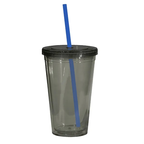 16 oz. acrylic tumbler with double wall insulation, threaded lid with... from ASI 68507 The Magnet Group / Perfect Line