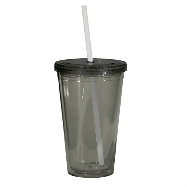 16 oz. acrylic tumbler with double wall insulation, threaded lid with... from ASI 68507 The Magnet Group / Perfect Line