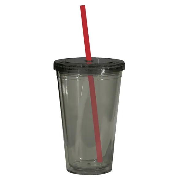 16 oz. acrylic tumbler with double wall insulation, threaded lid with... from ASI 68507 The Magnet Group / Perfect Line
