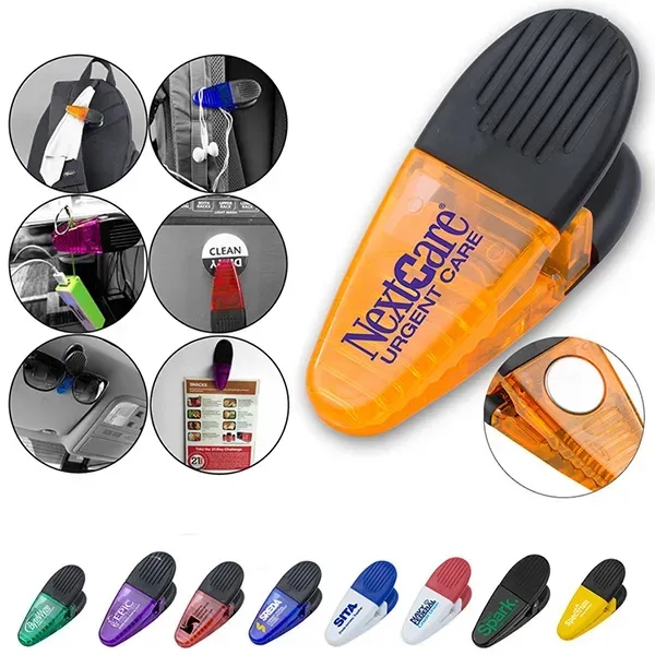 Magnetic clip with large rubber handle and large customization area.... from ASI 62660 Innovation Line