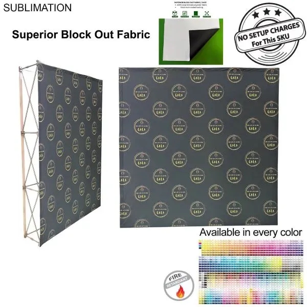 7.5' pop-up block-out fabric display sets up in seconds, blocks all... from ASI 53509 FIEL-Fairdeal Import & Export / FIEL-Fairdeal Import & Export