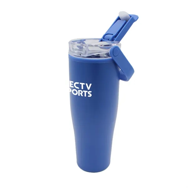 30 Oz. Recycled Tumbler with Handle Lid... from ASI 30270 Aakron Line