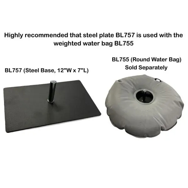 Secure feather/teardrop flags with this steel base. Works indoors/outdoors; always use... from ASI 53509 FIEL-Fairdeal Import & Export