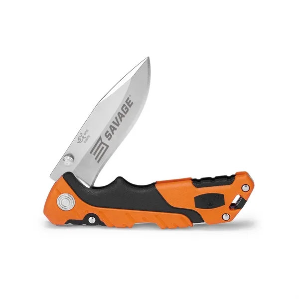 A multi-purpose alternative to traditional hunting knives, the Pursuit Series is... from ASI 46170 Compass Industries Inc