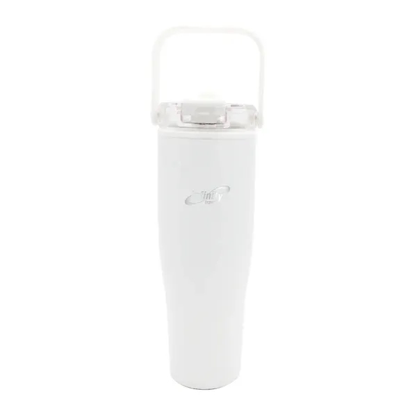 30 Oz. Recycled Tumbler with Handle Lid, Laser, Standard... from ASI 30270 Aakron Line