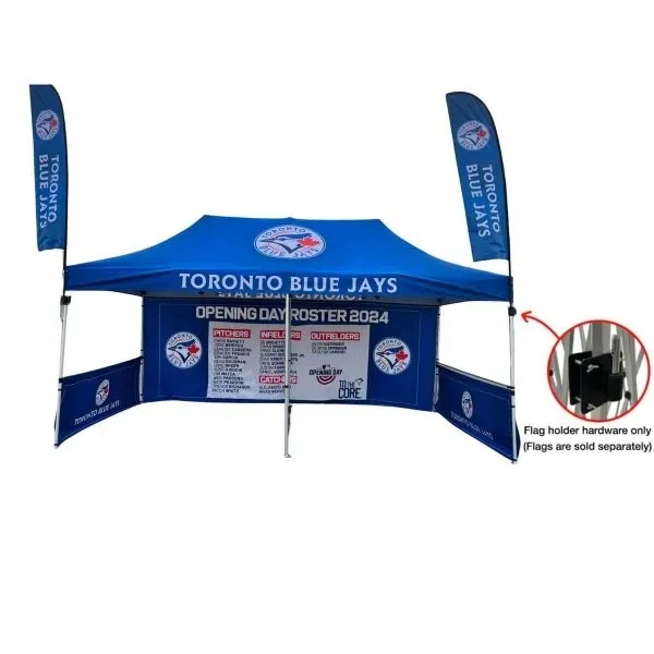Full privacy wall fits all tent sides; white blank. Includes vFlag... from ASI 53509 FIEL-Fairdeal Import & Export