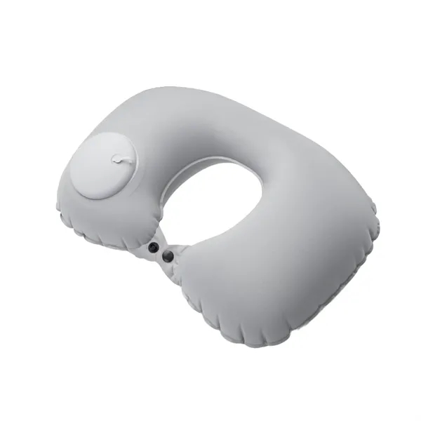 Inflatable U-shaped portable neck pillow with full color heat transfer on... from ASI 37218 Athena Promo (tm)