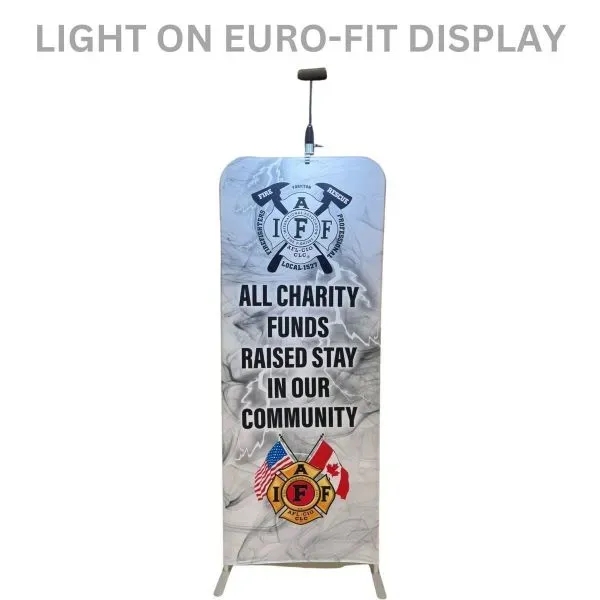 LED flood light for EuroFit, popup, and SEG displays; straight arm,... from ASI 53509 FIEL-Fairdeal Import & Export