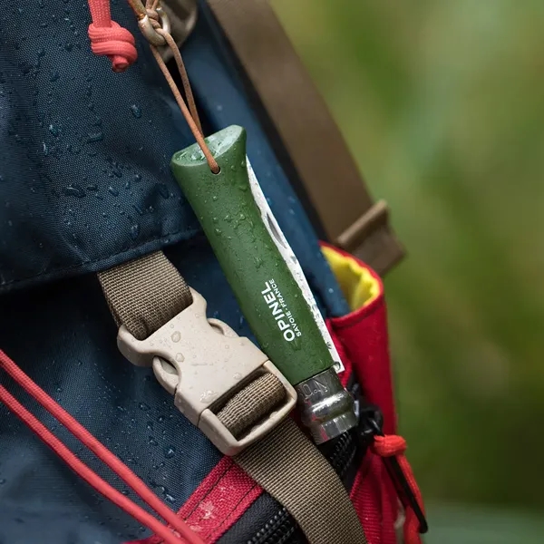 Opinel pocket knife, the No.08. 4.31" wooden handle. 3.28" stainless-steel blade... from ASI 46170 Compass Industries Inc