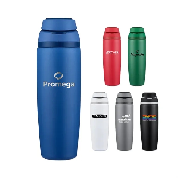 25 Oz Stainless Steel Vacuum Bottle with Easy Carry Handle Lid... from ASI 98360 WOWLine