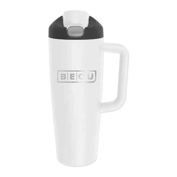 30 Oz Stainless Steel mug wiht plastic handle.... from ASI 98360 WOWLine