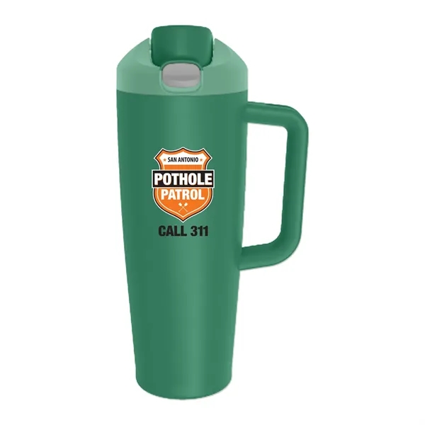 30 Oz Stainless Steel mug wiht plastic handle.... from ASI 98360 WOWLine
