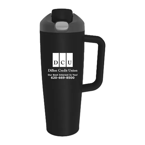 30 Oz Stainless Steel mug wiht plastic handle.... from ASI 98360 WOWLine