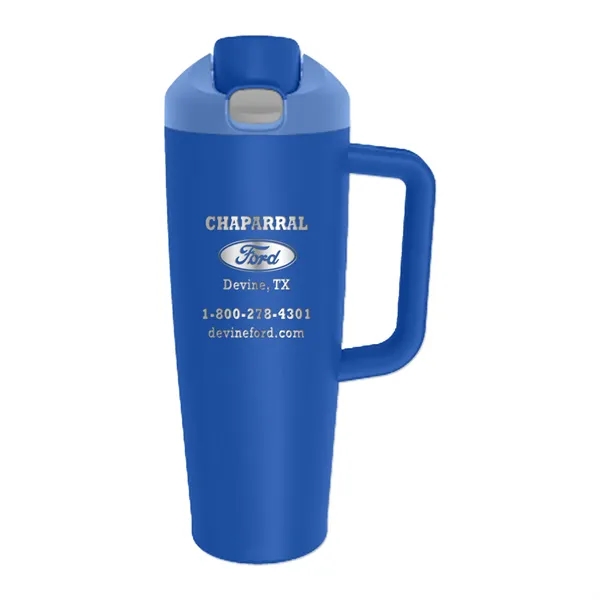 30 Oz Stainless Steel mug wiht plastic handle.... from ASI 98360 WOWLine